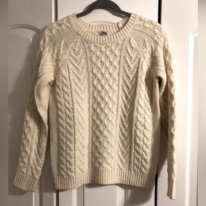 Cream sweater, small